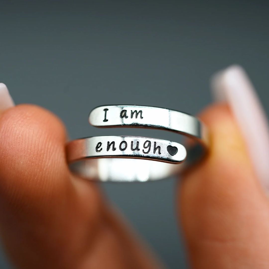 I Am Enough Ring- 50% Off Only For Today