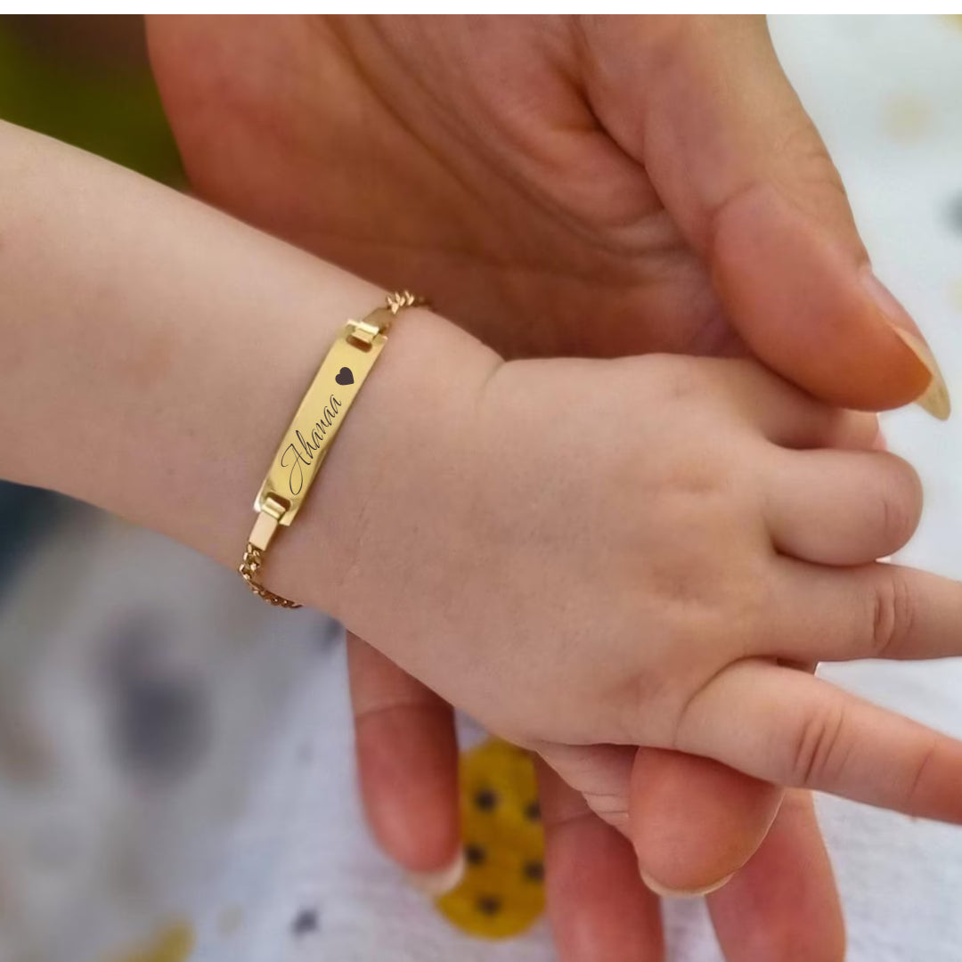 Personalized Baby Name Bracelet