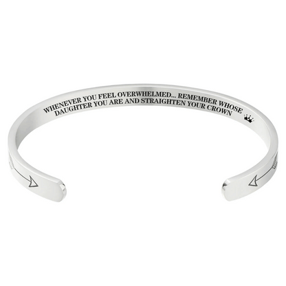Straighten Your Crown – Inspirational Bracelet for Daughter, Mother, Sister & More
