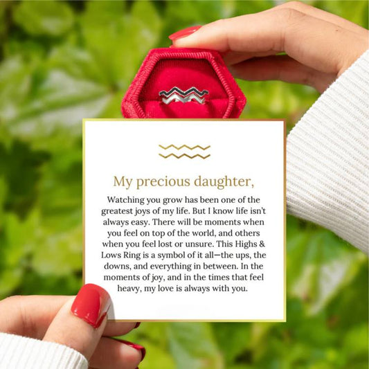 Highs & Lows Ring - A Gift Every Daughter Deserves 💝
