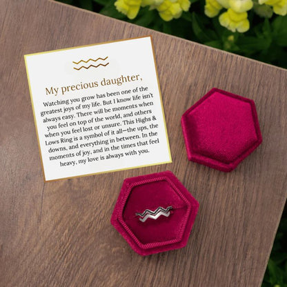 Highs & Lows Ring - A Gift Every Daughter Deserves 💝