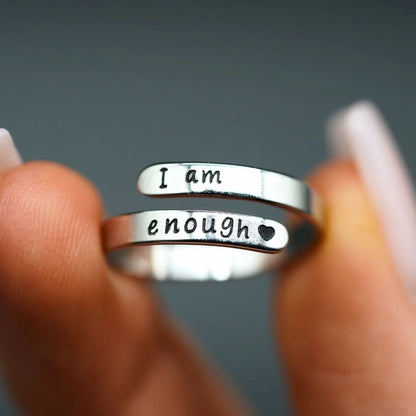 I Am Enough Ring- 50% Off Only For Today