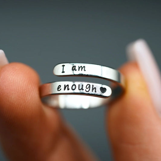 I Am Enough Ring- 50% Off Only For Today