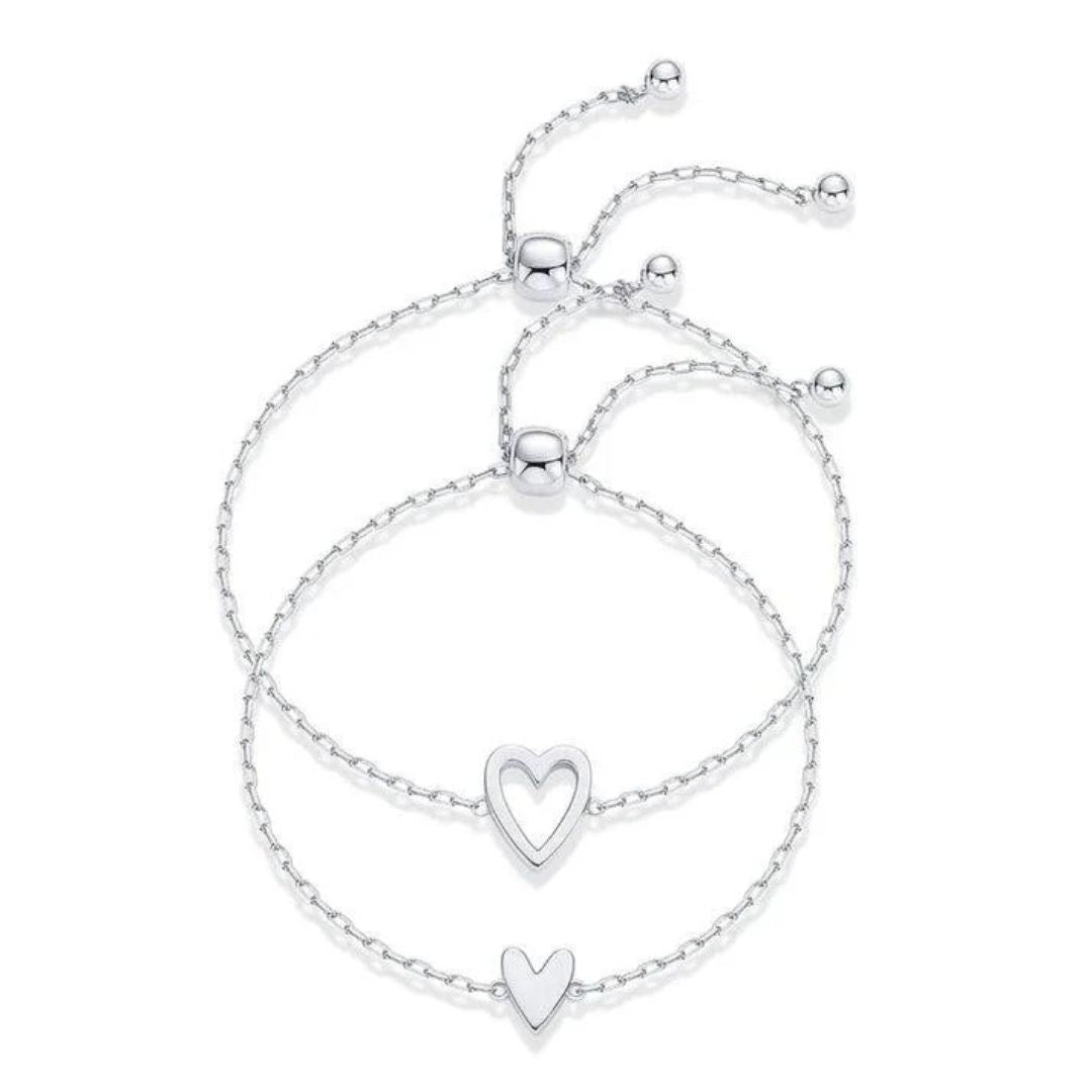 Matching Hearts Bracelet