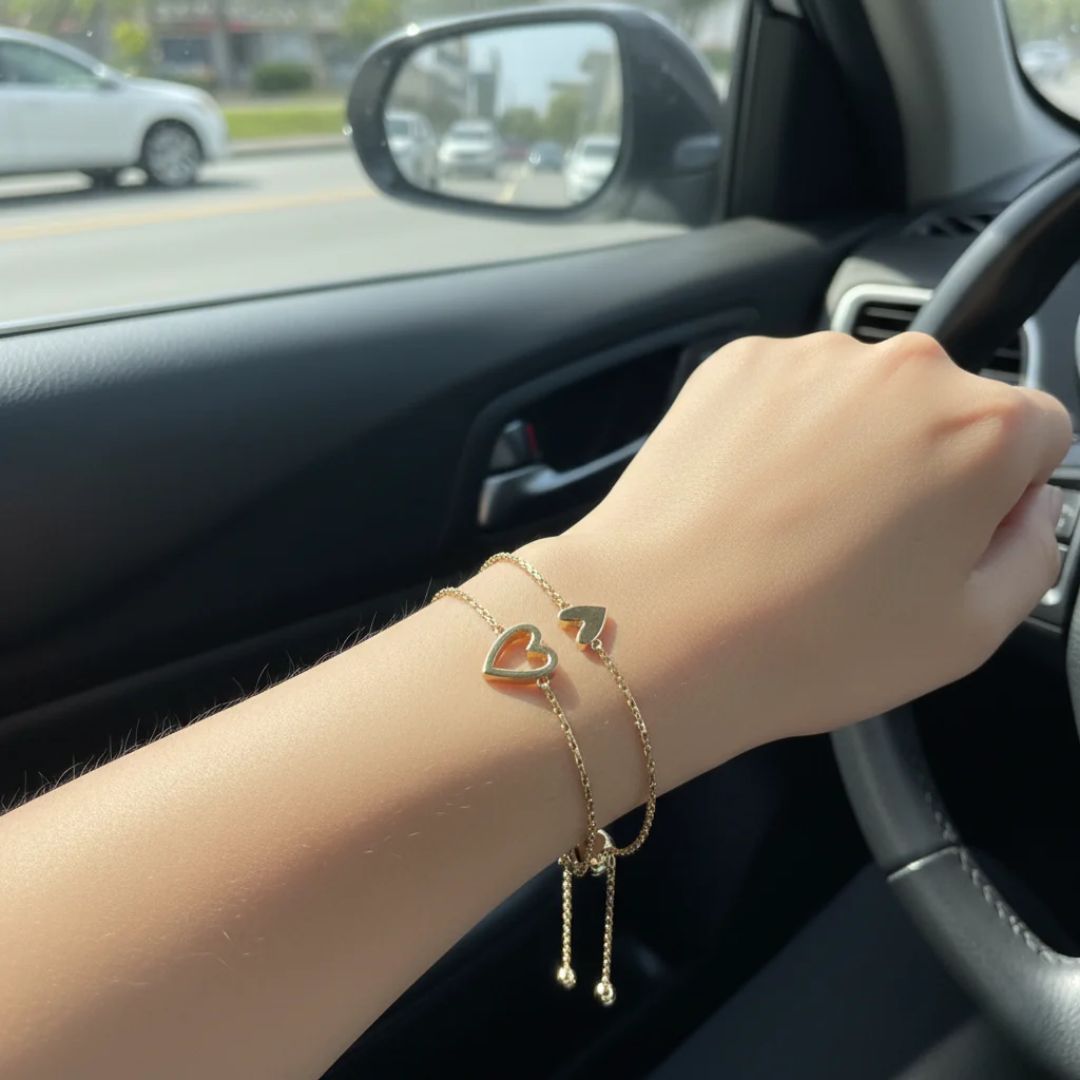 Matching Hearts Bracelet