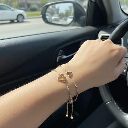 Matching Hearts Bracelet