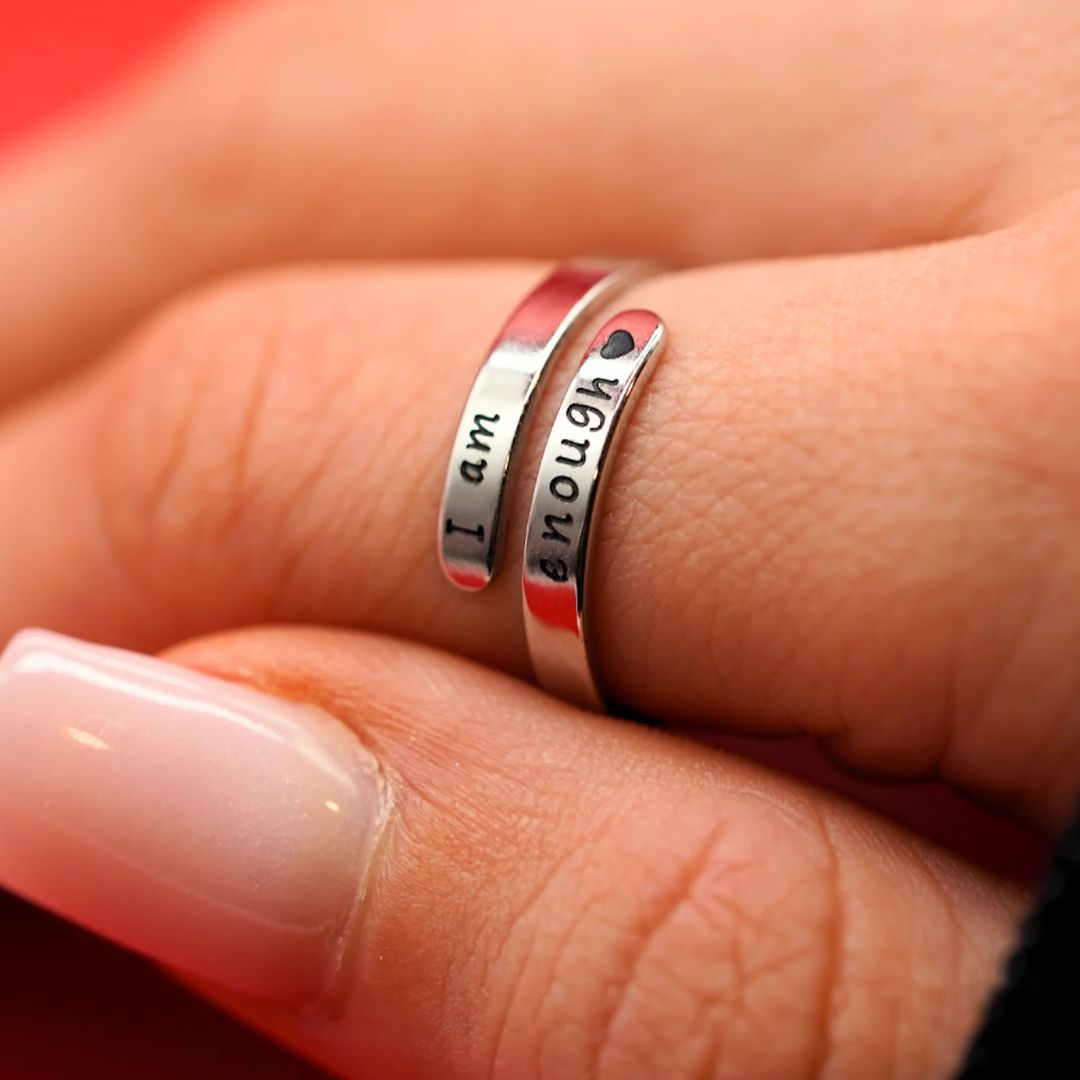I Am Enough Ring- 50% Off Only For Today