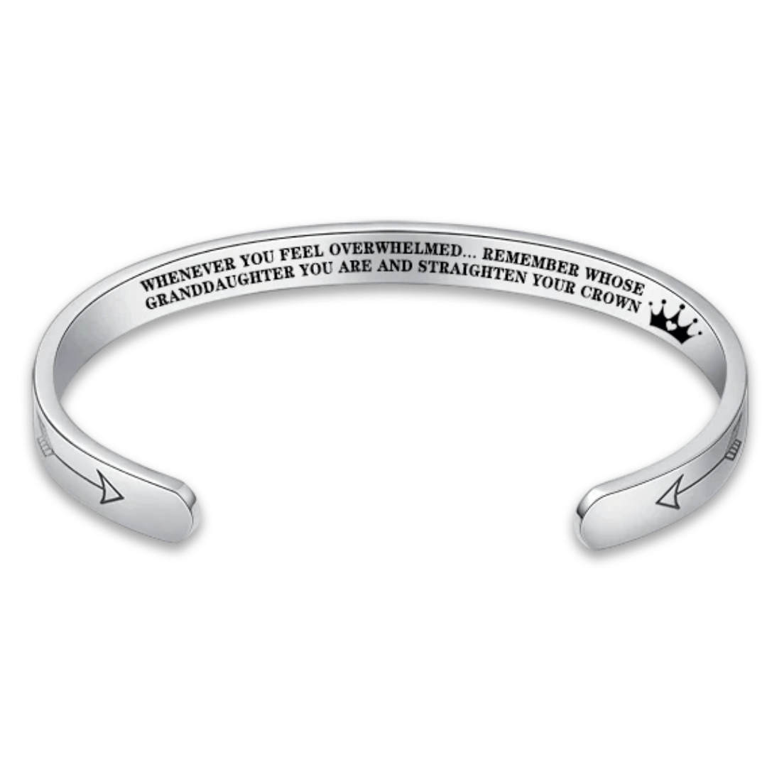Straighten Your Crown – Inspirational Bracelet for Daughter, Mother, Sister & More