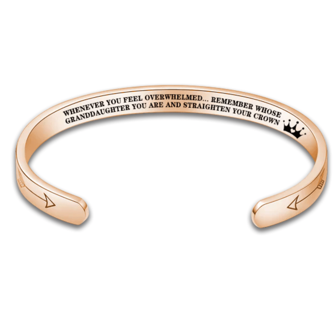 Straighten Your Crown – Inspirational Bracelet for Daughter, Mother, Sister & More