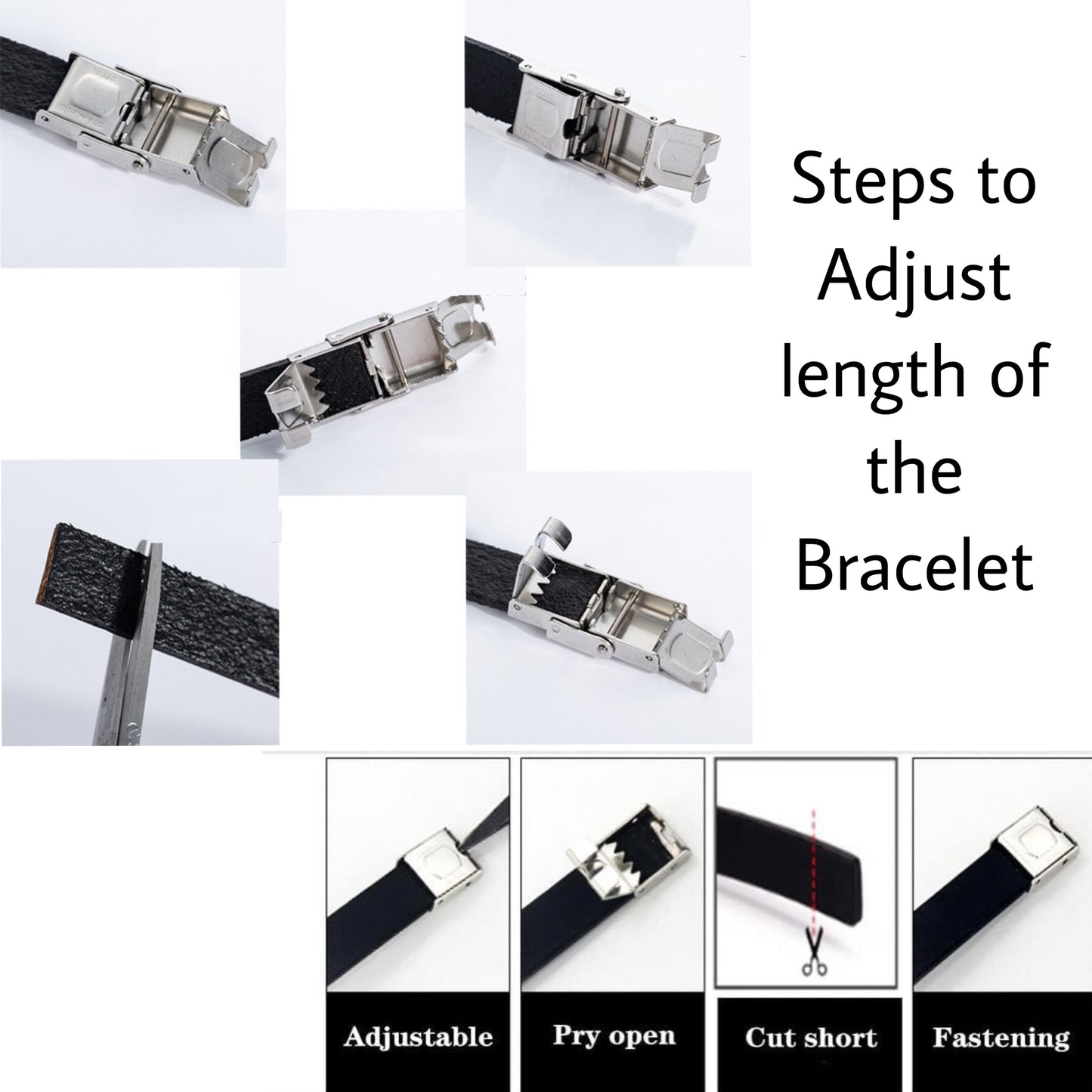 To My Son - Stainless Steel & Silicone Bracelet | Gift from Mom or Dad