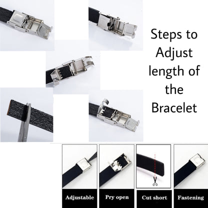 To My Son - Stainless Steel & Silicone Bracelet | Gift from Mom or Dad