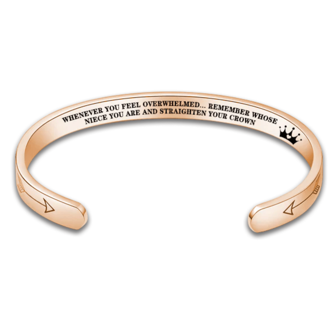 Straighten Your Crown – Inspirational Bracelet for Daughter, Mother, Sister & More