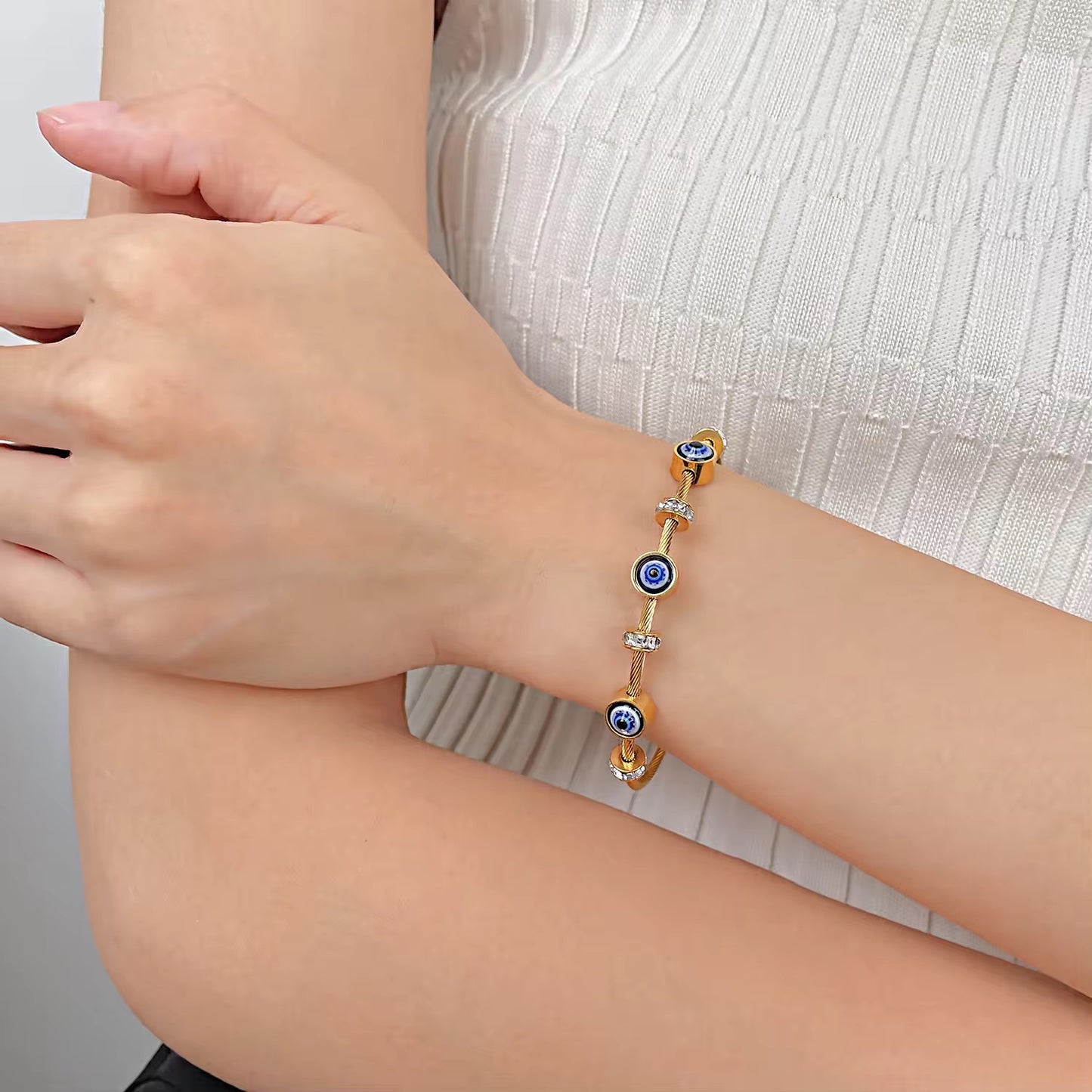 Adjustable Nazar Bracelet for Her