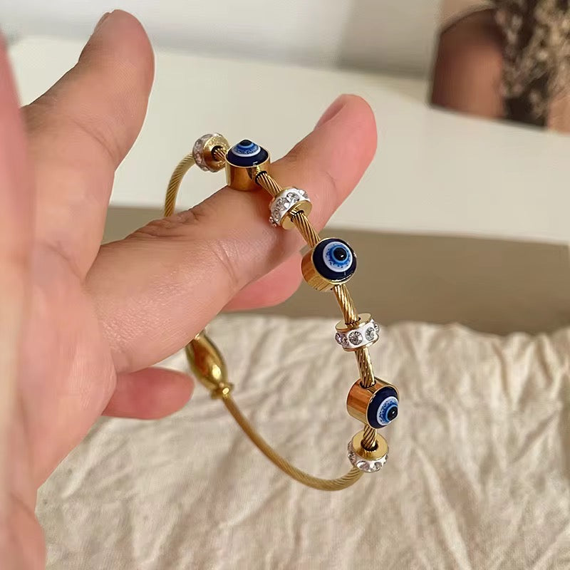 Adjustable Nazar Bracelet for Her