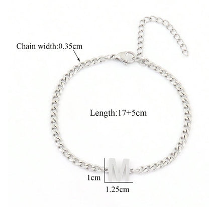 Personalized Men’s Bracelet with Your Chosen Initial