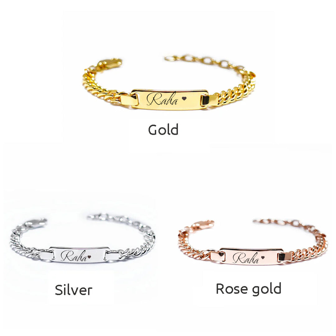 Personalized Baby Name Bracelet
