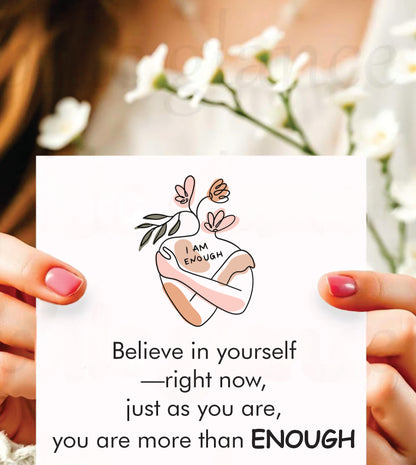 Adjustable |  'I Am Enough' Ring