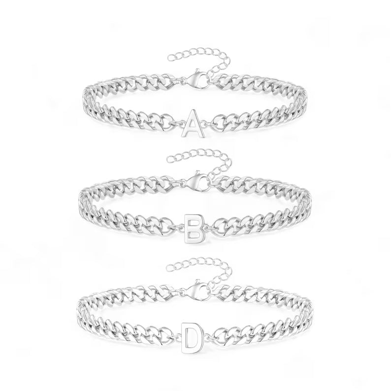 Personalized Men’s Bracelet with Your Chosen Initial