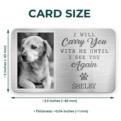 Custom Pet Memorial Wallet Card – "They Lived, Loved, Purred