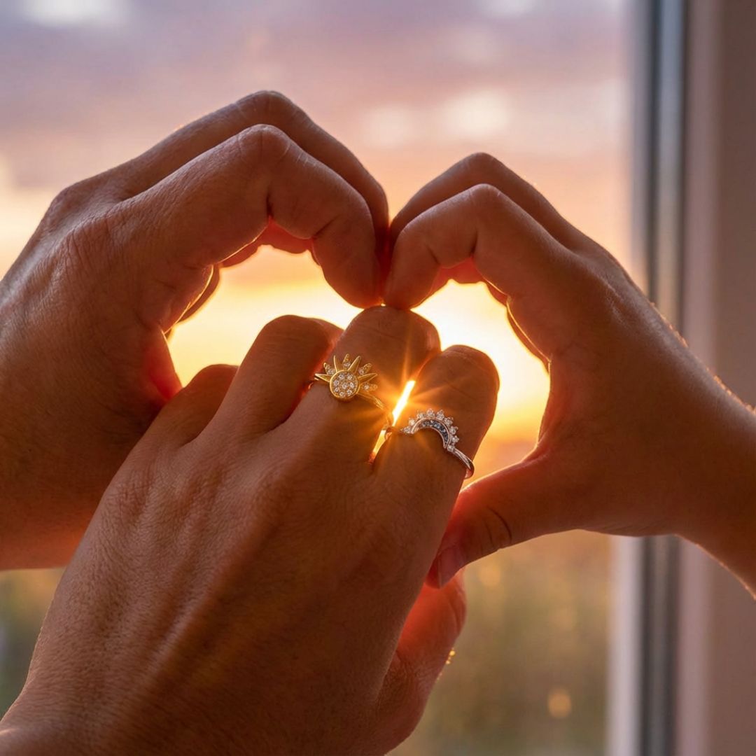 💫 Lavisso® Sun & Moon Bond Ring — Forever Connected